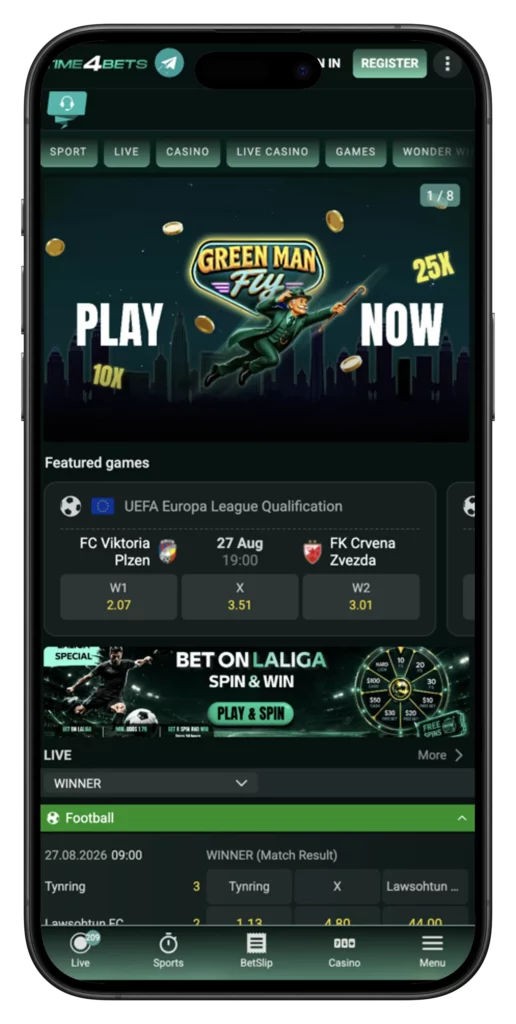 Time4Bets Mobile